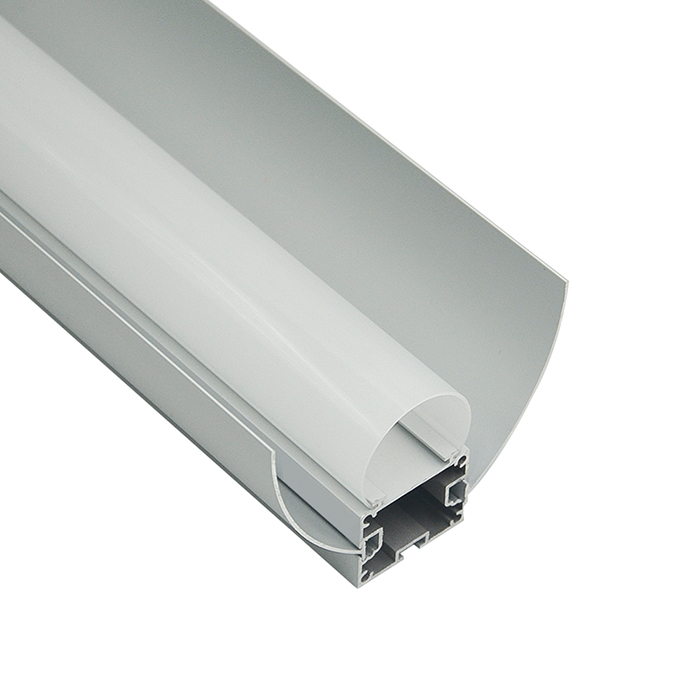 BAPL068 Aluminum Profile - Inner Width 25.2mm(0.99inch) - LED Strip Anodizing Extrusion Channel